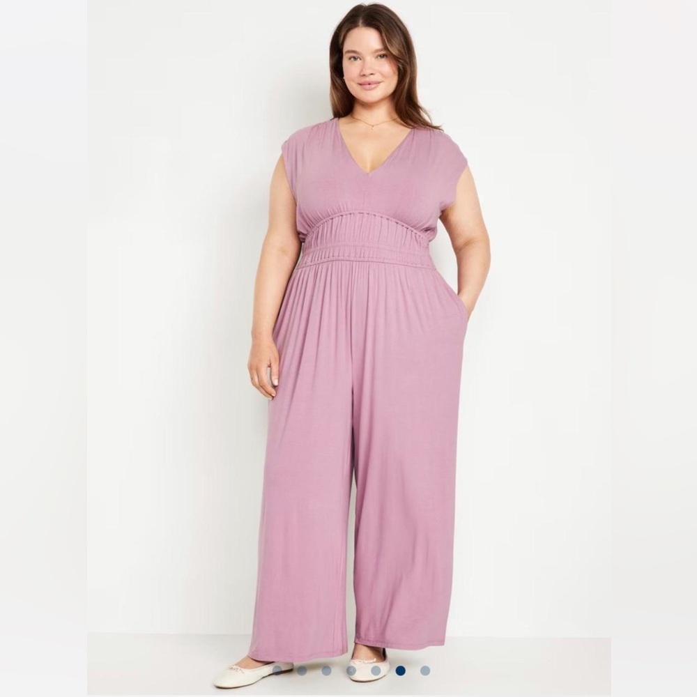 Lavender Sleeveless Jumpsuit